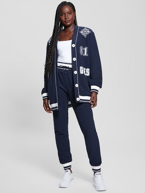 Guess Raquelle Logo Joggers Blauw | GUESS-SN28484