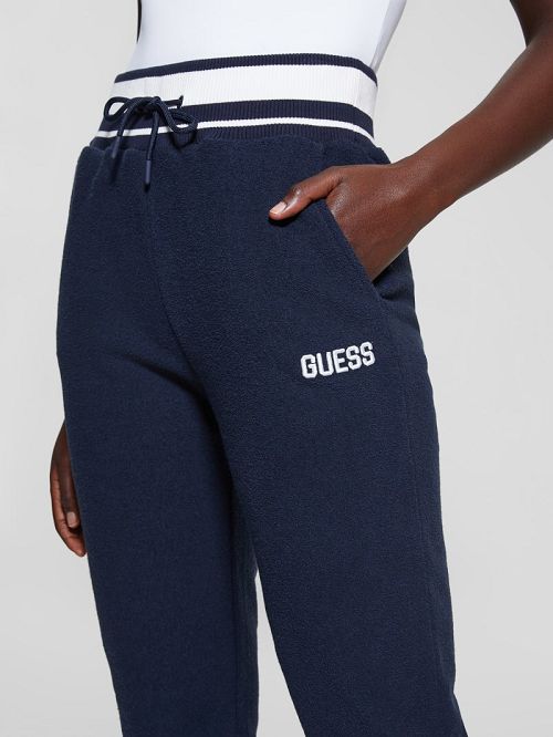 Guess Raquelle Logo Joggers Blauw | GUESS-SN28484