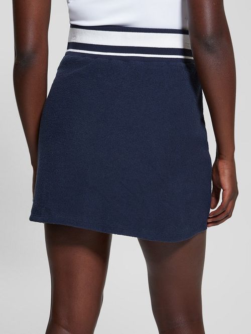 Guess Raquelle Logo Skirts Blauw | GUESS-SN28441