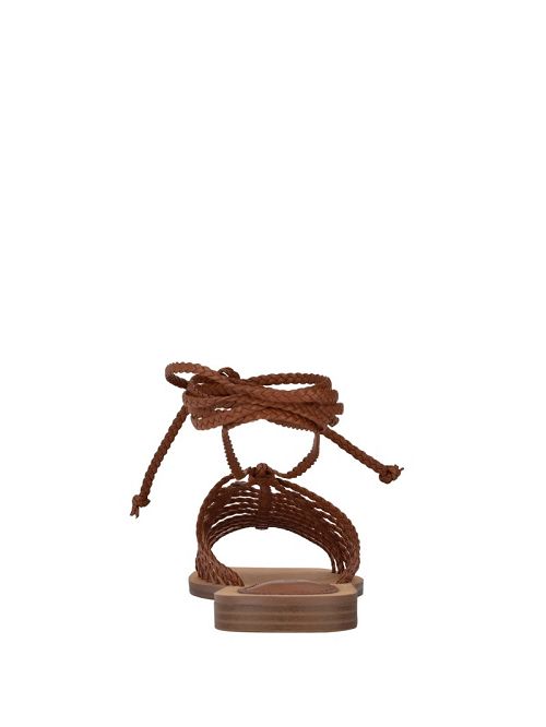 Guess Rayana Strappy Lace-Up Sandals Bruin | GUESS-SN29685