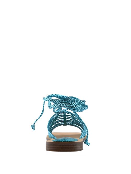 Guess Rayana Strappy Lace-Up Sandals Groen | GUESS-SN29686