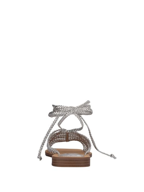 Guess Rayana Strappy Lace-Up Sandals Zilver | GUESS-SN29622