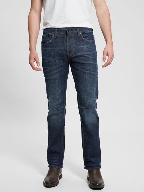 Guess Regular Straight Jeans Blauw | GUESS-SN30348