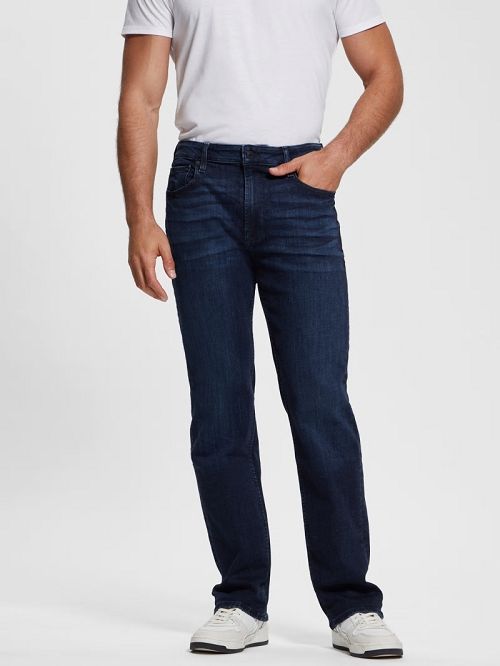 Guess Regular Straight Jeans Blauw | GUESS-SN30450