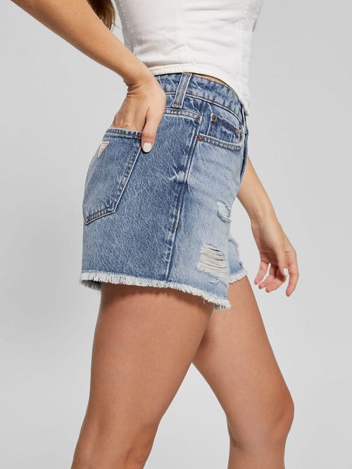 Guess Relaxed Denim Shorts Blauw | GUESS-SN26485