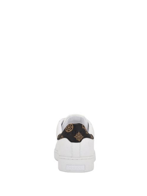Guess Renzy Debossed Logo Low-Top Sneakers Wit | GUESS-SN29496