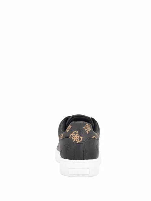 Guess Renzy Debossed Logo Low-Top Sneakers Zwart | GUESS-SN29497