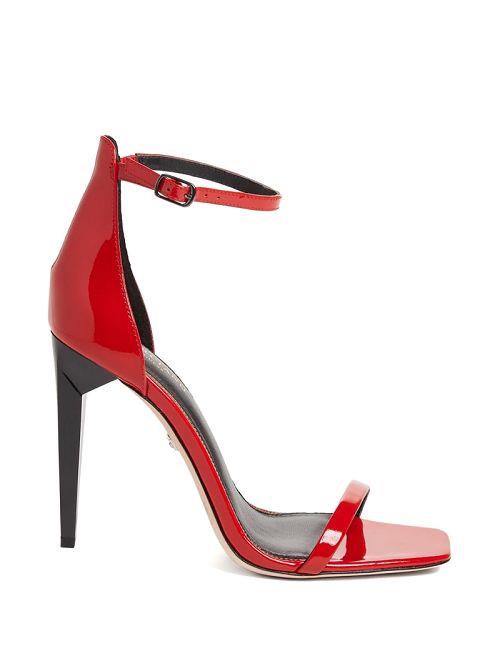 Guess Revel Patent Leather Heel Rood | GUESS-SN29829