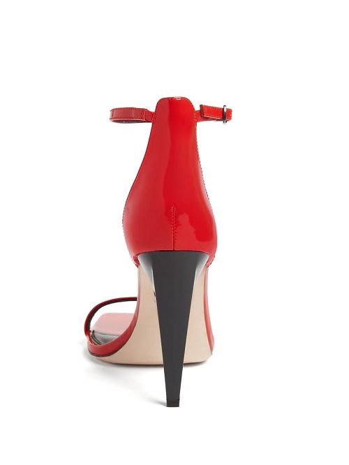 Guess Revel Patent Leather Heel Rood | GUESS-SN29829