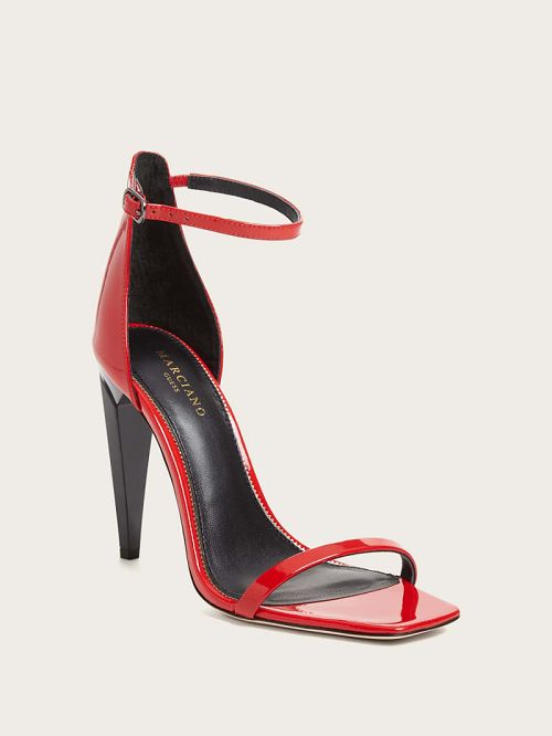 Guess Revel Patent Leather Heel Rood | GUESS-SN29829