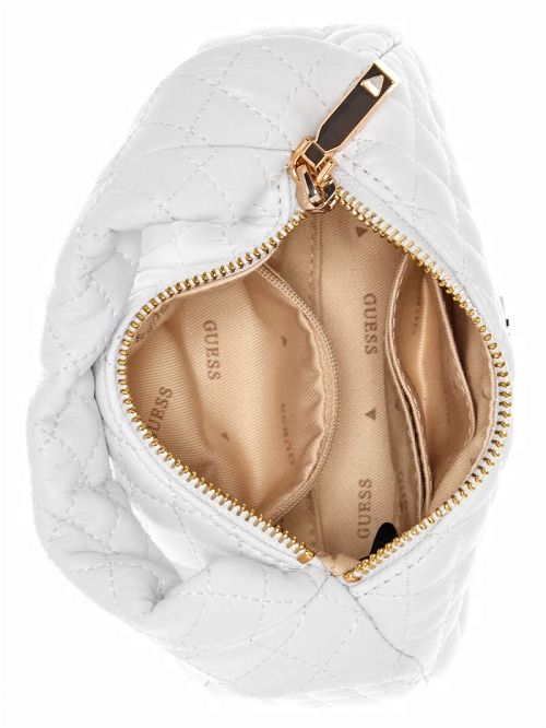 Guess Rianee Mini Hobo Wit | GUESS-SN28806