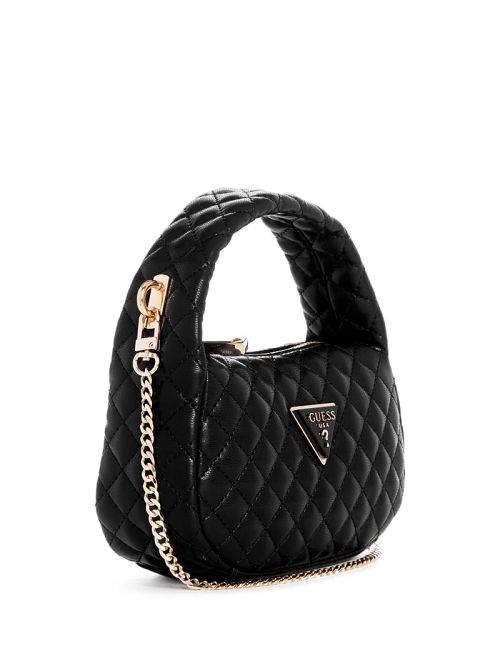 Guess Rianee Mini Hobo Zwart | GUESS-SN28890