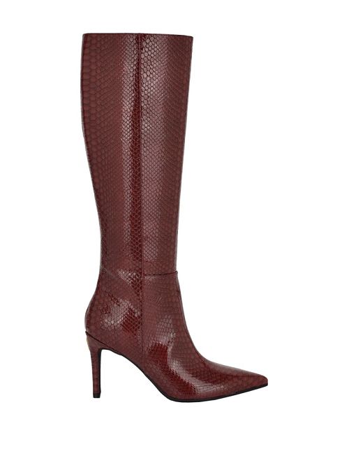 Guess Richee Snakeskin Boots Rood | GUESS-SN29933