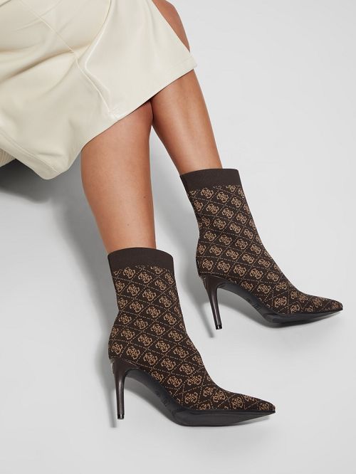 Guess Richery Sock Booties Bruin | GUESS-SN29955
