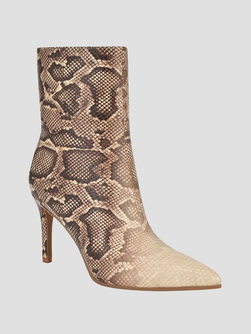 Guess Richly Faux-Leather Booties Beige | GUESS-SN29951