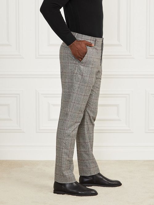 Guess Roger Chino Pants Zwart Wit | GUESS-SN31388