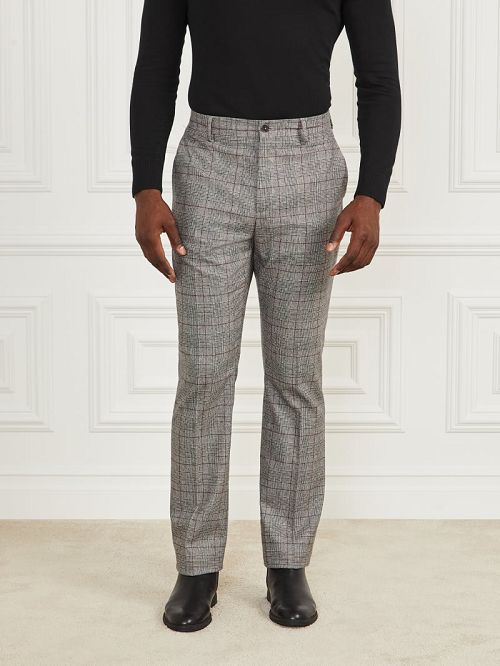 Guess Roger Chino Pants Zwart Wit | GUESS-SN31388