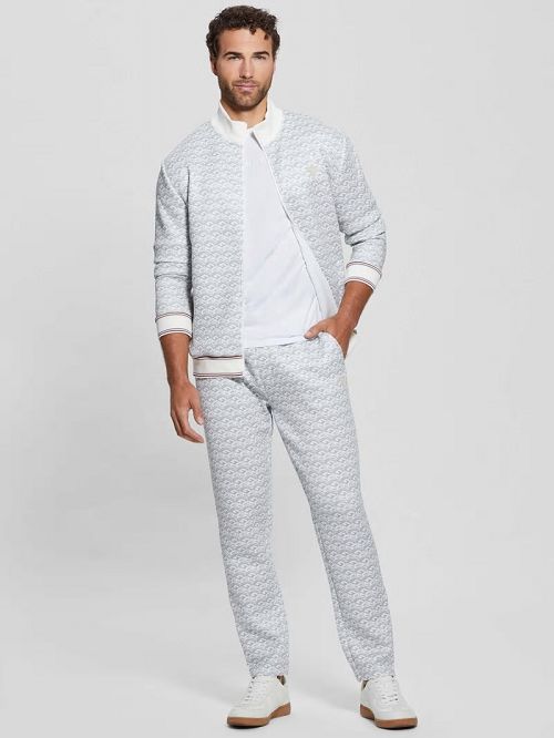 Guess Rolph Signature Cube Jacket Wit | GUESS-SN31562