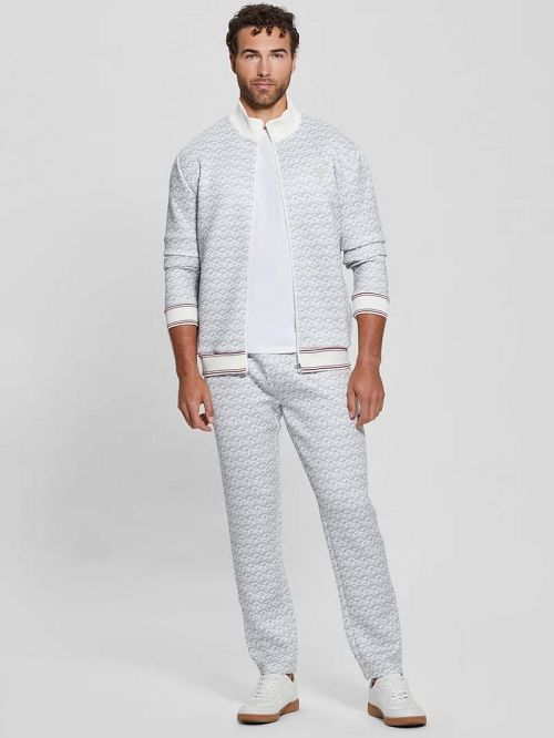 Guess Rolph Signature Cube Pants Wit | GUESS-SN31432