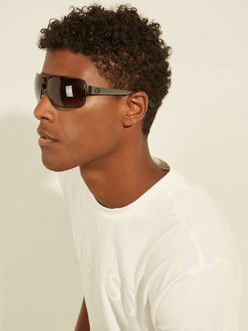 Guess Ron Navigator Sunglasses Zwart | GUESS-SN31814
