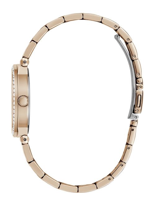 Guess Rose Gold-Tone Analog Watch Roze Goud | GUESS-SN29985