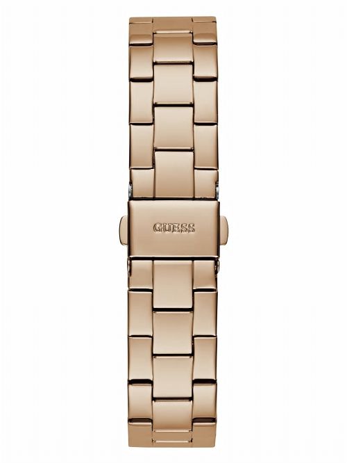 Guess Rose Gold-Tone Analog Watch Roze Goud | GUESS-SN29985