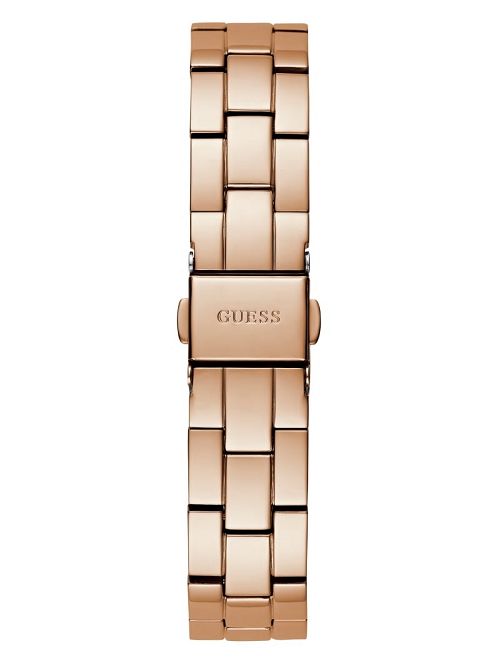 Guess Rose Gold-Tone Analog Watch Roze Goud | GUESS-SN29986
