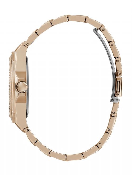 Guess Rose Gold-Tone and Crystal Multifunction Watch Roze Goud | GUESS-SN30034
