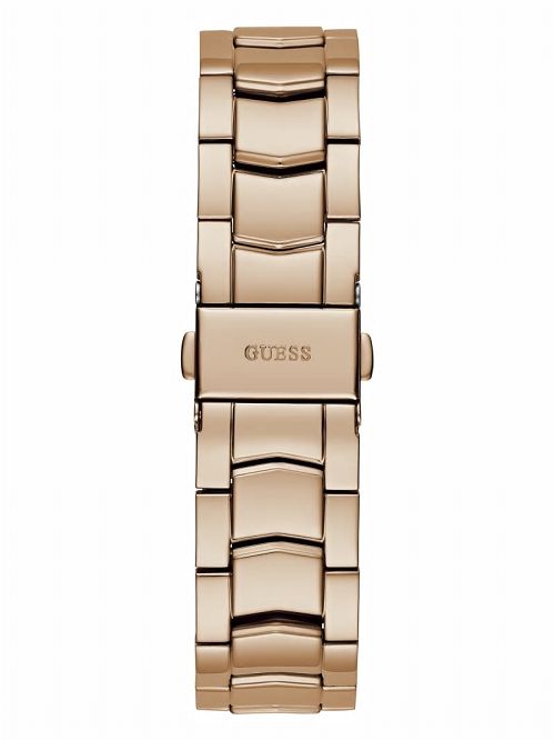 Guess Rose Gold-Tone and Crystal Multifunction Watch Roze Goud | GUESS-SN30034