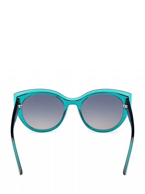 Guess Round Lucite Sunglasses Blauw | GUESS-SN30067
