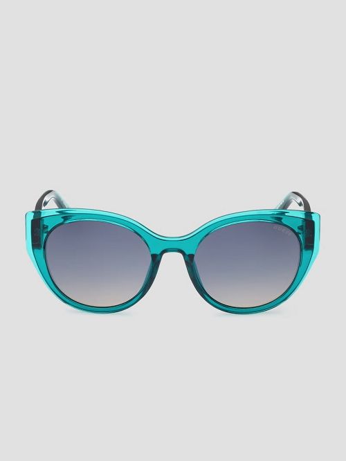 Guess Round Lucite Sunglasses Blauw | GUESS-SN30067