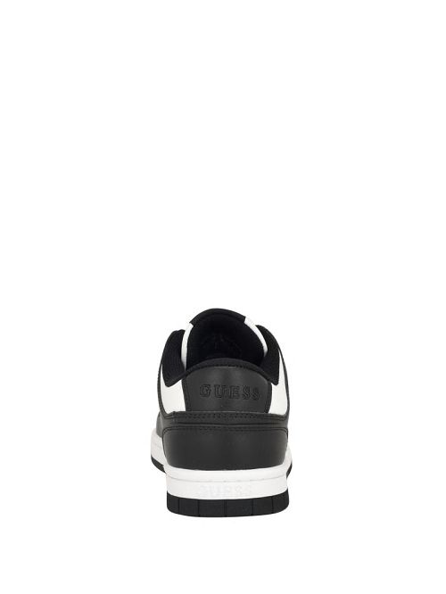 Guess Rubinn Faux-Leather Sneakers Zwart | GUESS-SN29553