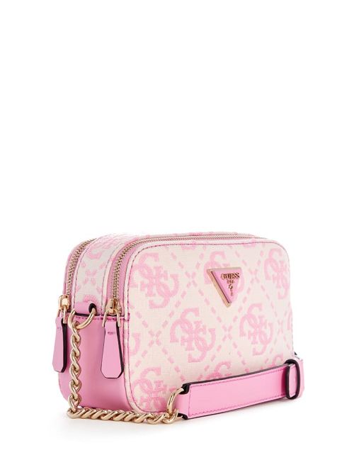 Guess Ruma Quattro G Camera Crossbody Roze | GUESS-SN28965