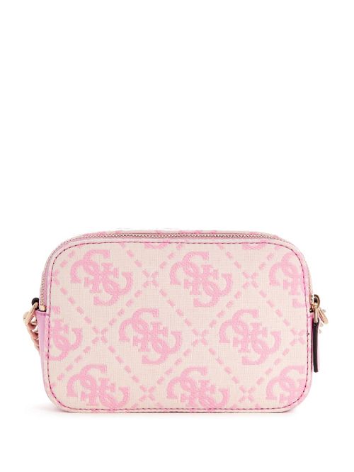 Guess Ruma Quattro G Camera Crossbody Roze | GUESS-SN28965