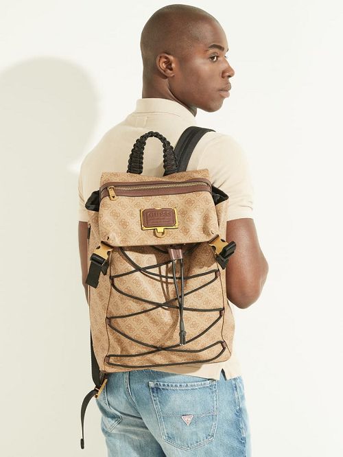 Guess Salameda Backpack Beige | GUESS-SN31680