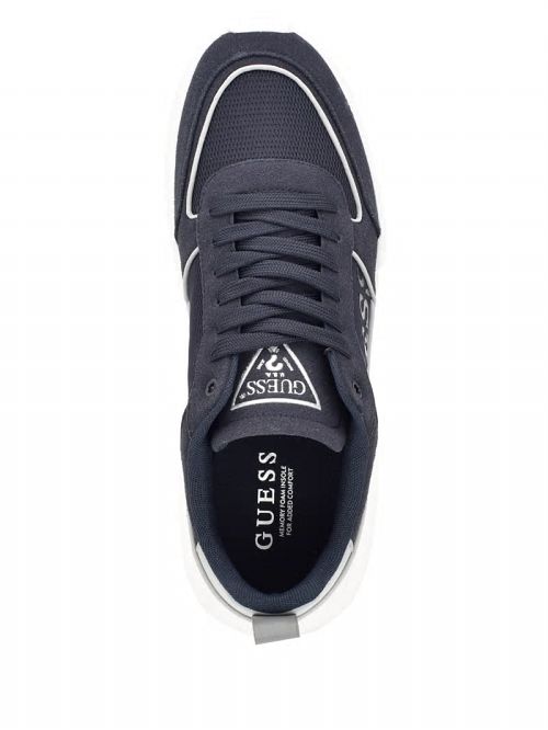 Guess Salter Logo Sneakers Blauw | GUESS-SN31876