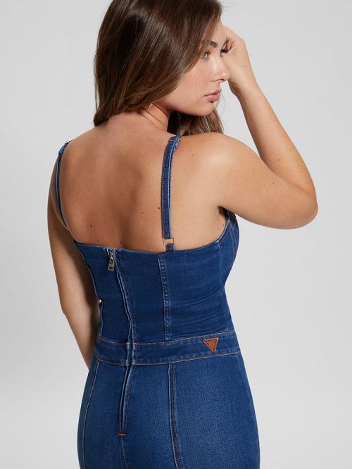 Guess Sami Denim Jumpsuit Blauw | GUESS-SN26679