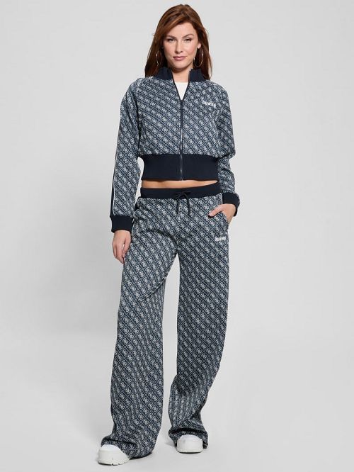 Guess Sarah Quattro G Crop Jacket Blauw | GUESS-SN28420