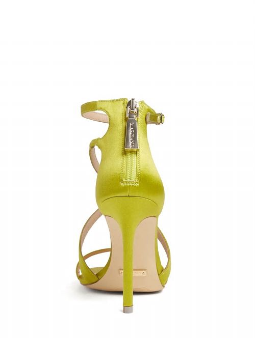Guess Satin Strappy Heel Groen | GUESS-SN29830