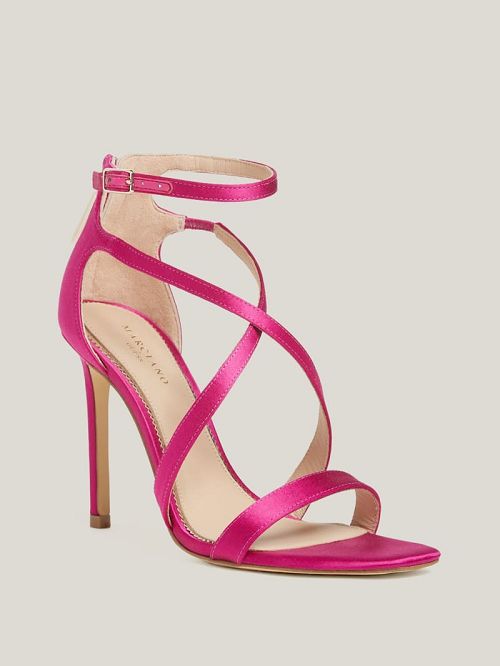 Guess Satin Strappy Heel Roze | GUESS-SN29782