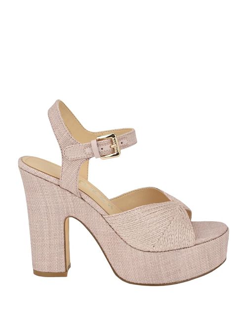 Guess Saylin Block Heels Beige | GUESS-SN29647