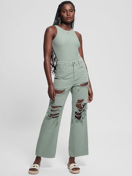 Guess Seamless Bodysuit Groen | GUESS-SN27079