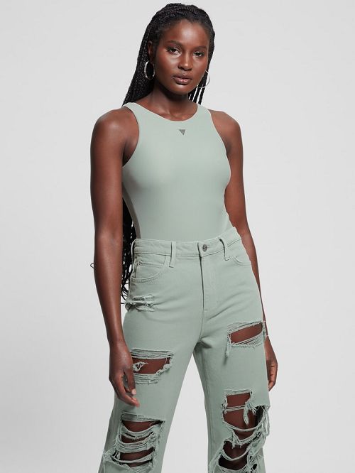 Guess Seamless Bodysuit Groen | GUESS-SN27079