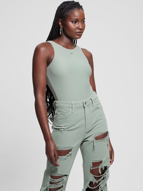 Guess Seamless Bodysuit Groen | GUESS-SN27079