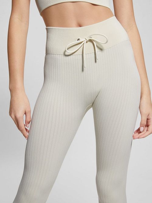 Guess Seamless Ribbed Leggings Wit | GUESS-SN28428