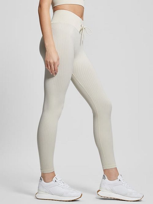 Guess Seamless Ribbed Leggings Wit | GUESS-SN28428