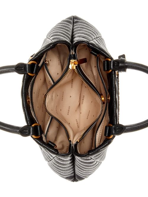 Guess Sela Small Girlfriend Satchel Zwart | GUESS-SN29200