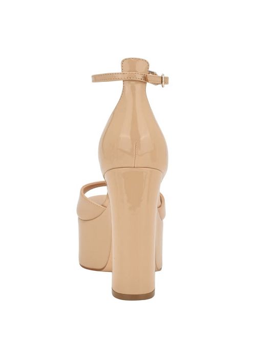 Guess Selima Platform Heels Beige | GUESS-SN29808