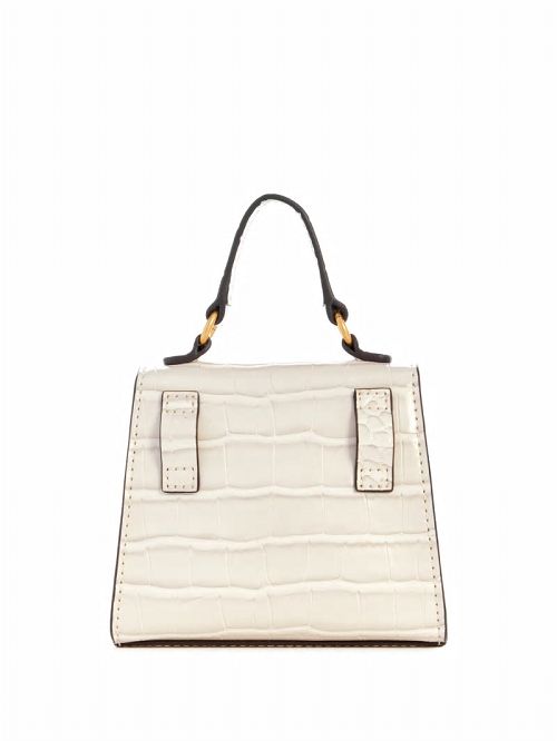 Guess Sestri Crocodile-Embossed Mini Crossbody Wit | GUESS-SN29010