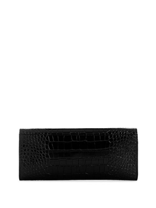 Guess Sestri Embossed Clutch Zwart | GUESS-SN28816
